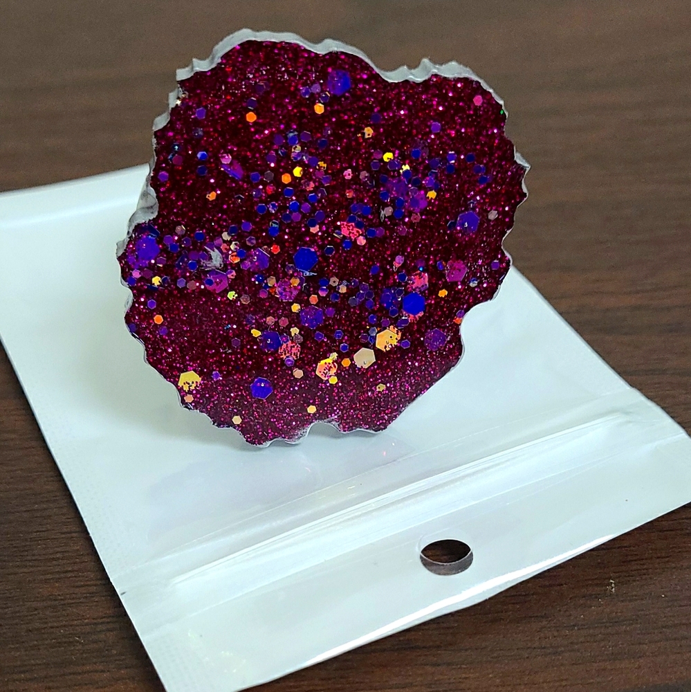 Glitter phone grippy
